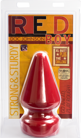 Red Boy Butt Plug - The Challenge - Red - K. P.