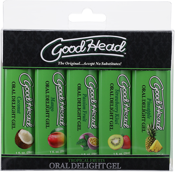 GoodHead - Oral Delight Gel Tropical Fruits - 5 Pack