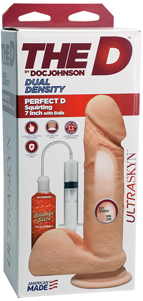 The D - Perfect D Squirting ULTRASKYN 7&quot; - Flesh
