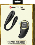 Stavros The Great - Couples Vibrator - Remote Control Nathan - Black - K. P.
