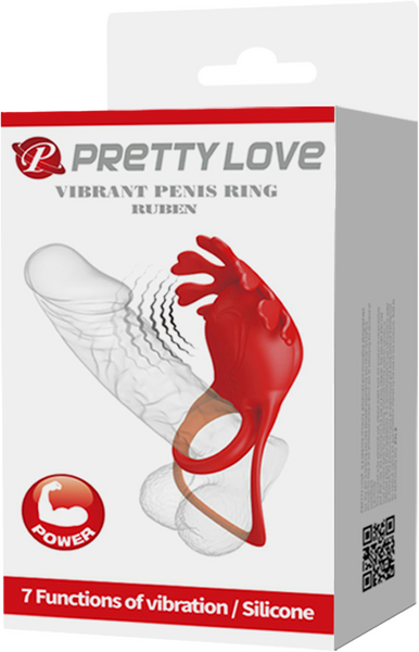 Rechargeable Vibrating Cock Ring Ruben