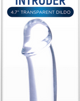 Ice Crystals Collection - Intruder 4.7" Transparent Dildo - Clear - K. P.