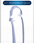 Ice Crystals Collection - Intruder 6.3" Transparent Dildo - Clear