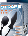 Strafe - Inflatable Teardrop Plug with Pump - Black