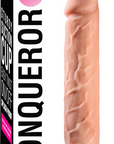 Conqueror - 9" Dildo with Suction Cup - Flesh