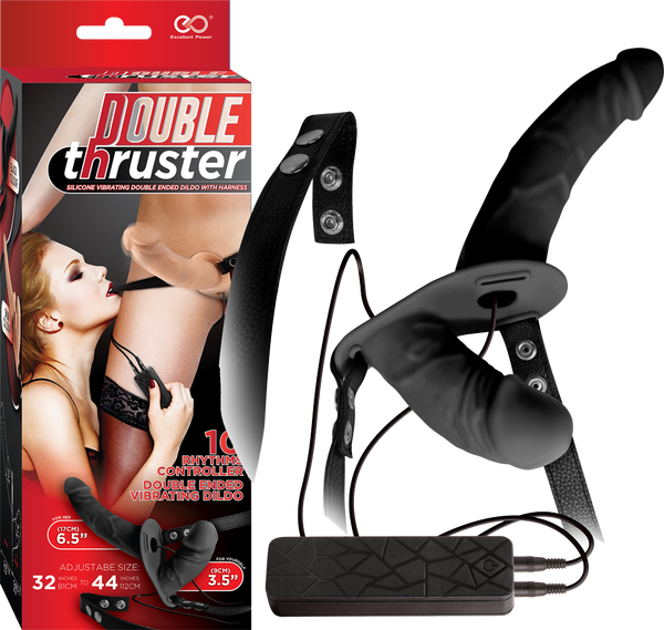 Double Thruster Strap-On - Black