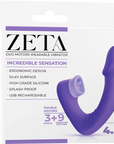 Dual Motor Wearable Vibrator - Zeta - Purple