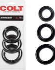 COLT - 3 Ring Set - Black