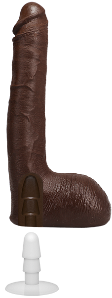 Signature Cocks - Ricky Johnson 10&quot; ULTRASKYN Cock - Brown