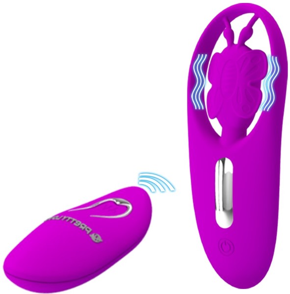 Clitoral Stimulator - Dancing Butterfly - Purple