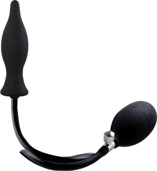 Strafe - Inflatable Teardrop Plug with Pump - Black