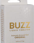 Intimate Enhancements - Original Liquid Vibrator - Intimate Arousal Gel - 0.26 Oz. - White, Gold