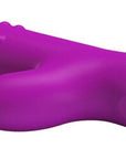 Thrusting & Rotating Rabbit Vibrator - Reese - Purple