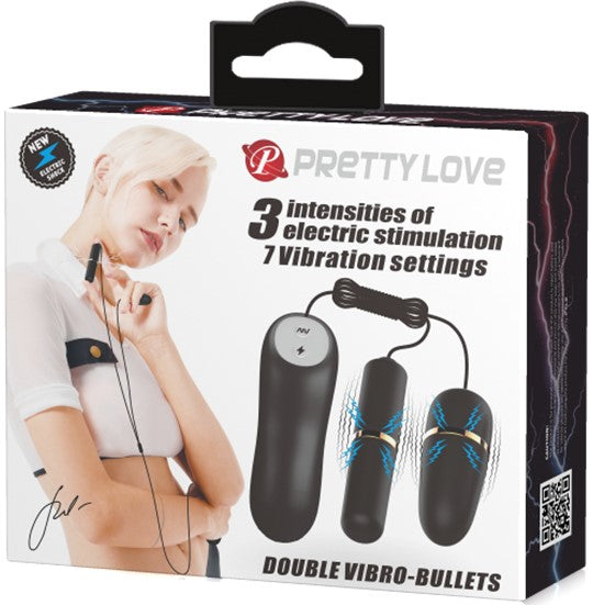 Double Vibro Bullets - Black - K. P.