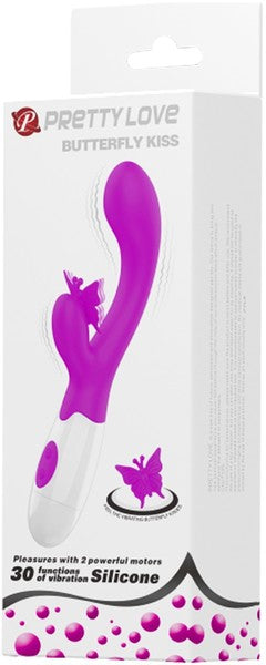 Rabbit Vibrator - Butterfly Kiss - Purple