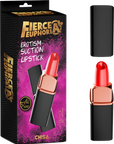 Fierce Euphoria - Erotism Suction Lipstick - Black/Red