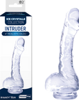 Ice Crystals Collection - Intruder 4" Realistic Dildo - Clear
