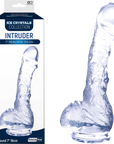 Ice Crystals Collection -  Intruder 7" Realistic Dildo - Clear