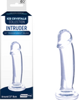 Ice Crystals Collection - Intruder 3.1" Transparent Dildo - Clear