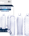 Ice Crystals Collection - Seductive Tickler Sleeve 4 Pack - Clear