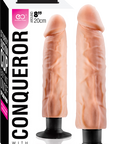 Conqueror - 8" Dildo with Suction Cup - Flesh