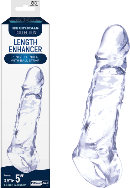 Ice Crystals Collection - Length Enhancer 5&quot; - Clear