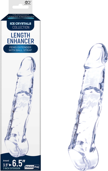 Ice Crystals Collection - Length Enhancer 6.5&quot; - Clear