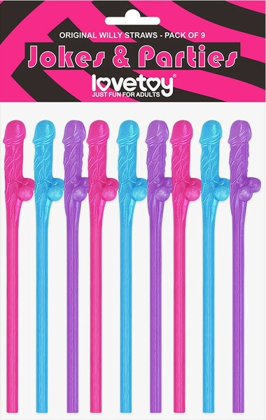 Willy Straws - Multiple Colours