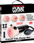 Pump Worx - Travel Trio Pump Set - Flesh