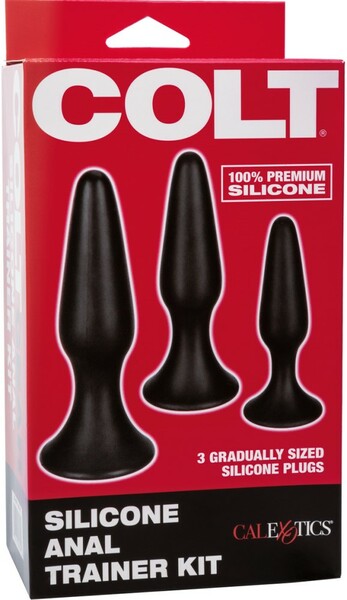 COLT - Silicone Anal Trainer Kit - Black