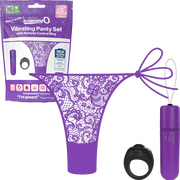 4T High Pitch Treble - Vibrating Panty Set with Remote Control Ring - Multiple Colours