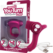 You-Turn Plus - Rechargeable Vibrating Ring - Multiple Colours