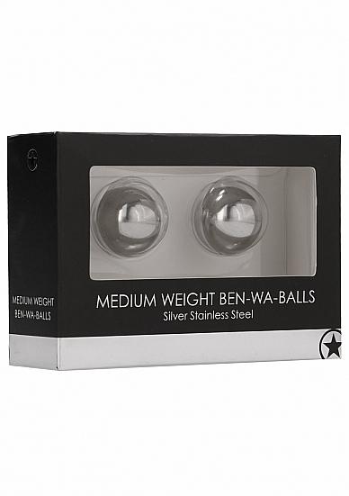 Ouch! - Medium Weight Ben-Wa-Balls - Silver
