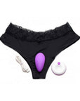 Frisky - Naughty Knickers Silicone Remote Panty Vibes - Purple