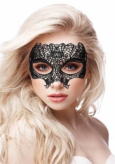 Ouch! - Princess Black Lace Mask  - Black - K. P.