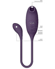 VIVE Air Wave & Vibrating Egg Vibrator - Quino - Purple