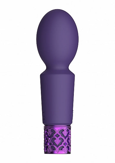 Royal Gems Rechargeable Silicone Bullet - Brilliant - Purple