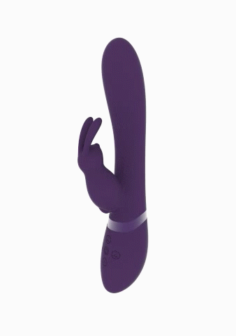VIVE Inflatable &amp; Vibrating Rabbit - Taka - Purple