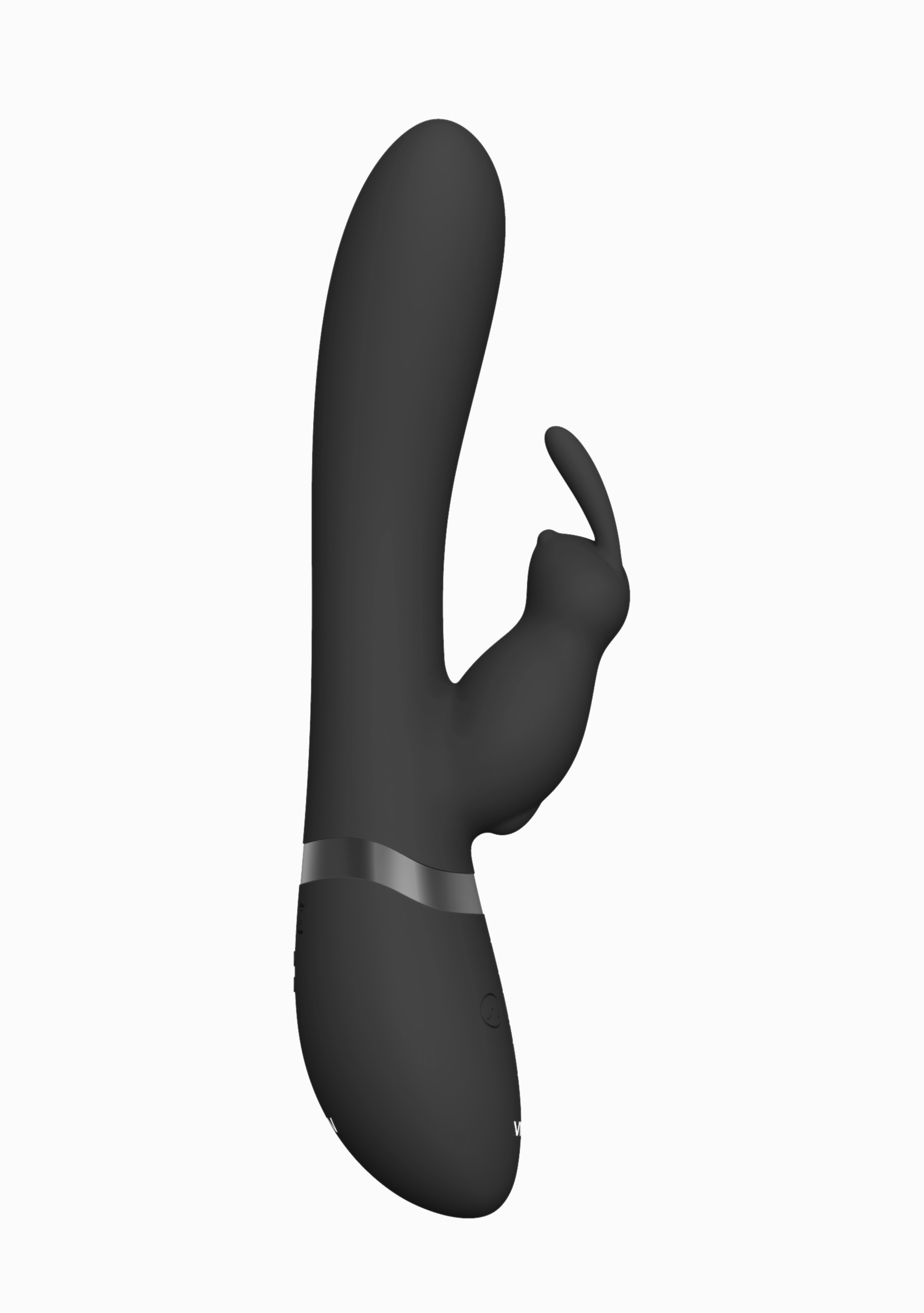 VIVE Inflatable &amp; Vibrating Rabbit - Taka - Black