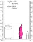 Royal Gems Rechargeable Silicone Bullet - Sparkle - Pink