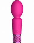Royal Gems Rechargeable Silicone Bullet - Brilliant - Pink