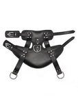 Ouch! Pain - Suspension Cuffs Saddle Leather Heavy Duty - Black