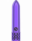 Royal Gems Rechargeable ABS Bullet - Glitz - Purple