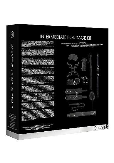 Ouch! - Intermediate Bondage Kit - Black