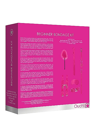Ouch! - Beginners Bondage Kit - Pink