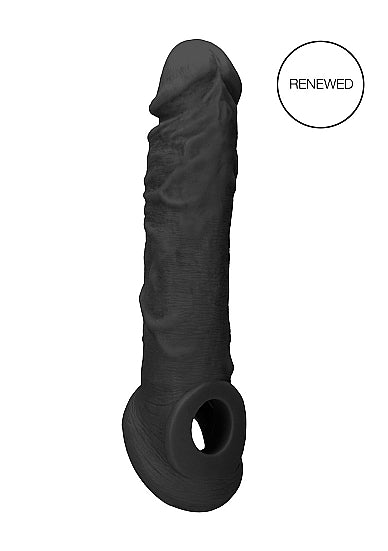 Realrock - Penis Sleeve 8" - Black - K. P.