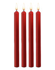 Ouch! - Teasing Wax Candles Large - Paraffin 4-pack - Red