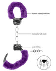 Ouch! - Pleasure Handcuffs Furry - Purple