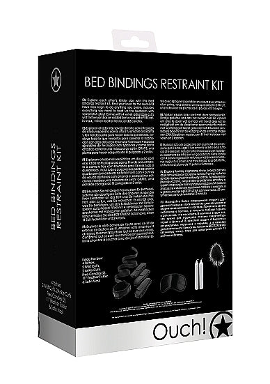 Ouch! - Bed Bindings Restraint Kit - Black
