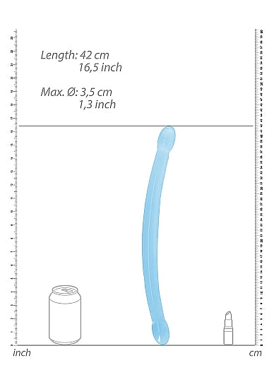 Realrock - Non Realistic Double Dong 17'' / 42cm - Blue - K. P.